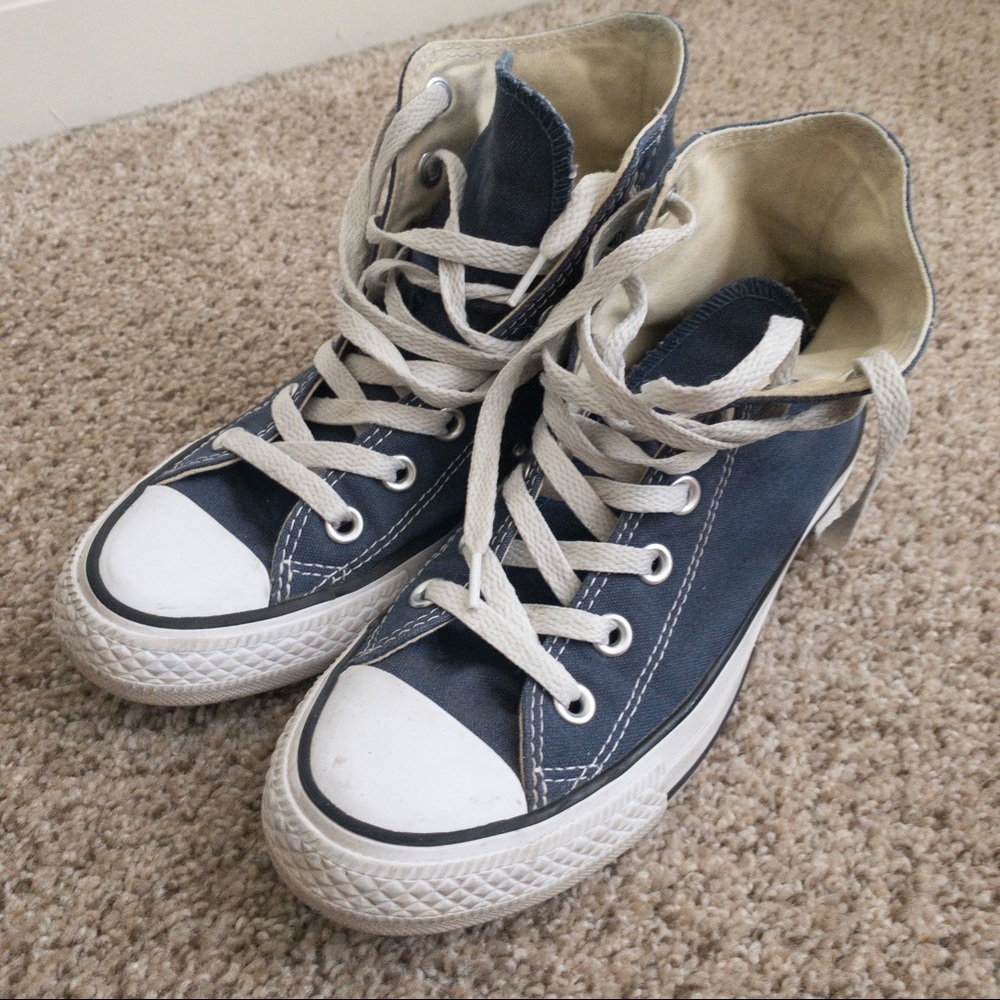 Converse Navy High Tops
